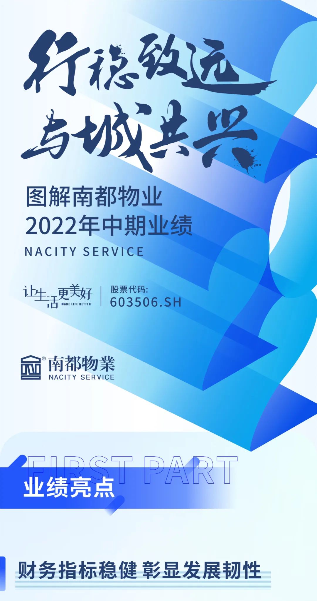 行稳致远 与城共兴 | 图解ag平台游戏官网物业2022年中期业绩